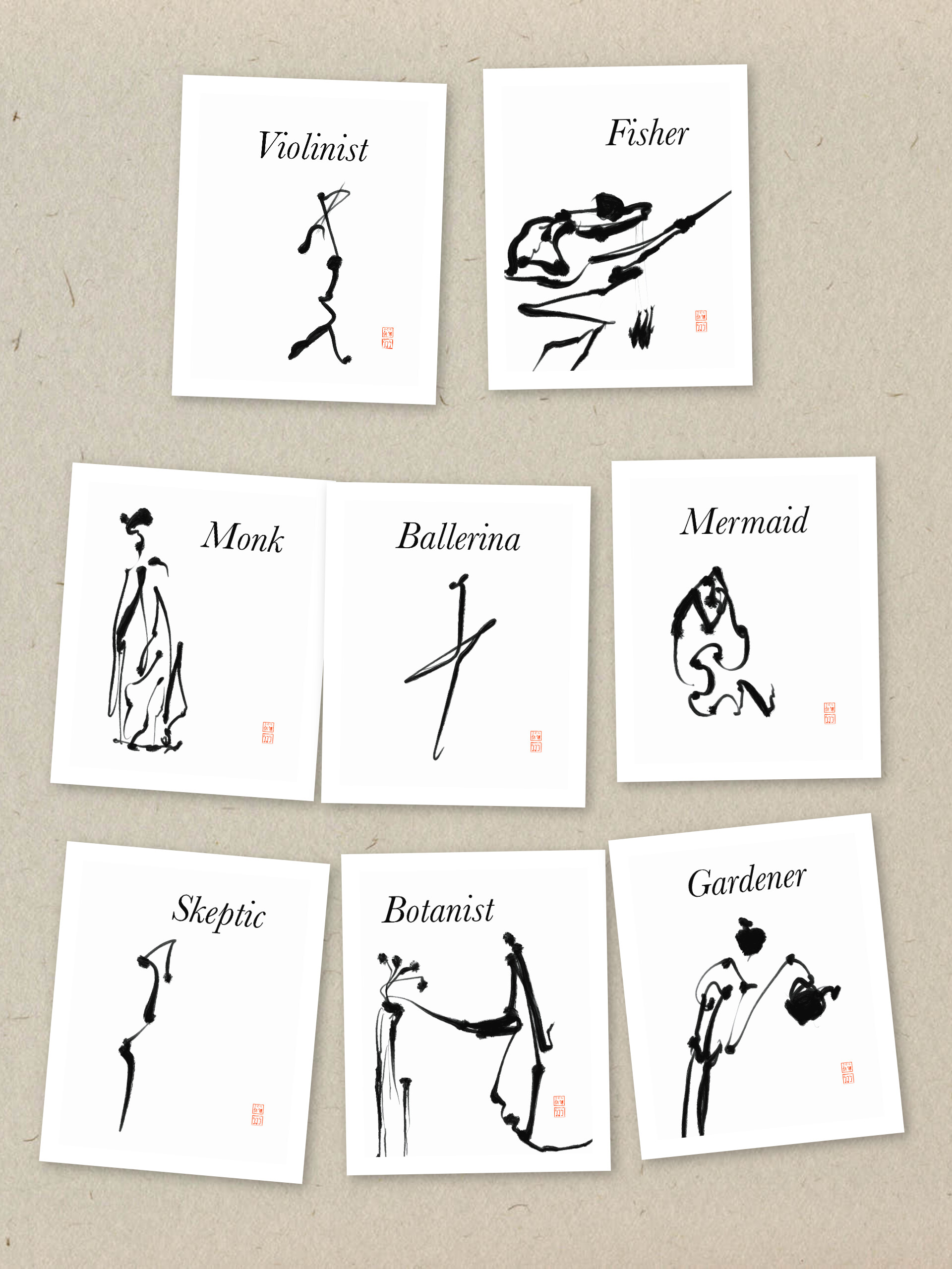 Series: Ink Bleeding into Meaning